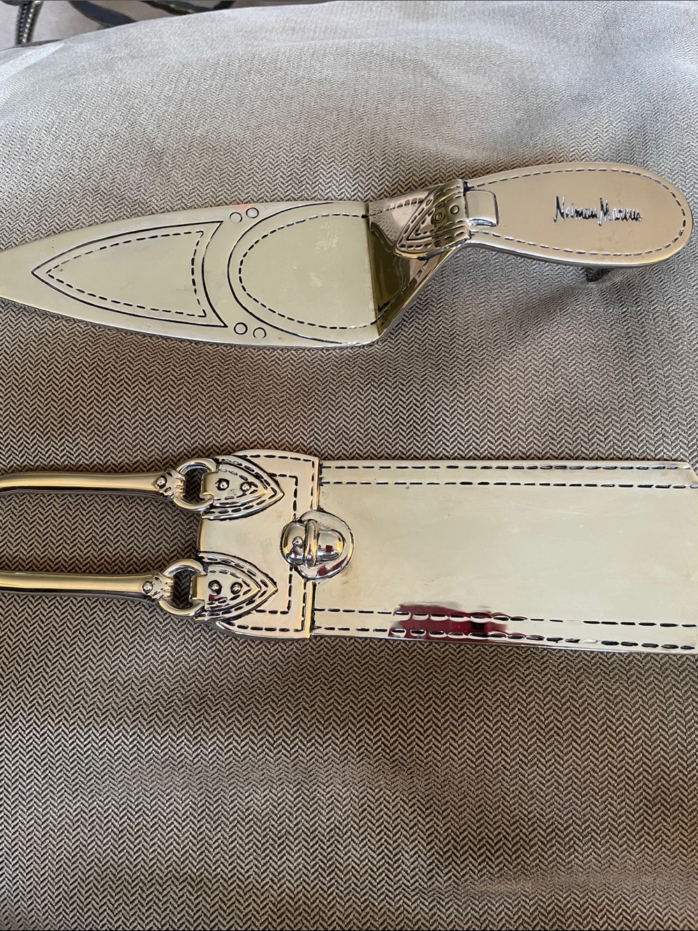 Neiman Marcus Stiletto and Handbag Serving Set